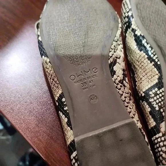 Owme Women's Animal print loafers. Size 41 - Picture 3 of 6